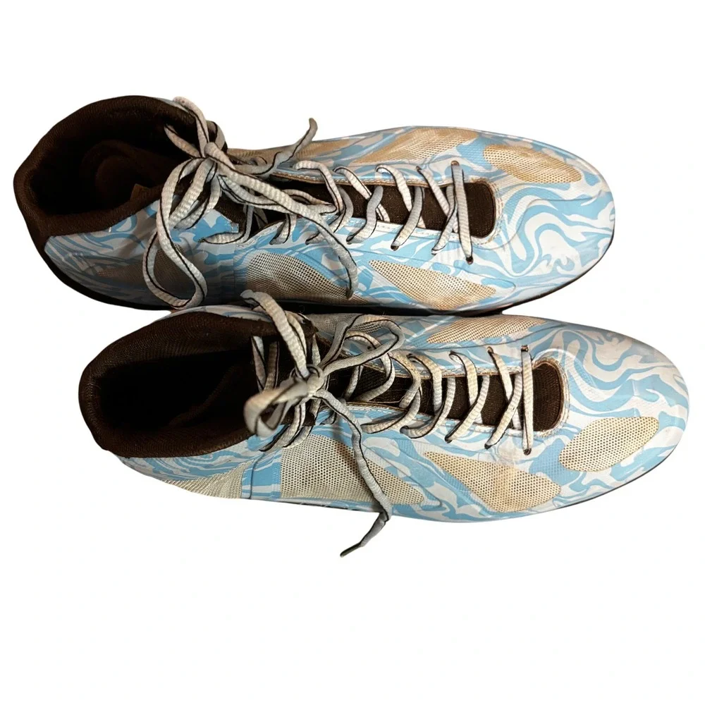 ANDI‎ Athletic Basketball Shoes Men's Sz 10.5 Blue Gray